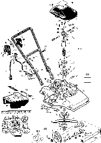 Exploded Diagram A Diagram and Parts List for M2240 Type 3 Black and Decker Lawn Mower